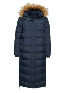 Superdry LONGLINE PUFFER - Winter Coat - Eclipse Navy -Superdry Shop fe1a08c755154f94bf4242b794444bc1