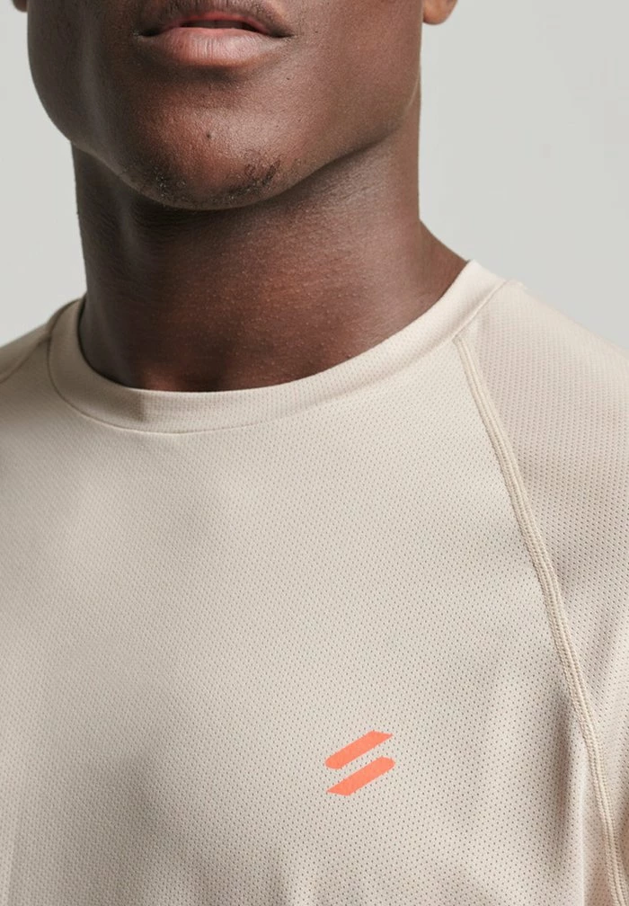 Superdry Print T-shirt - Warm Grey 2 Superdry Print T-shirt - Warm Grey - Image 2