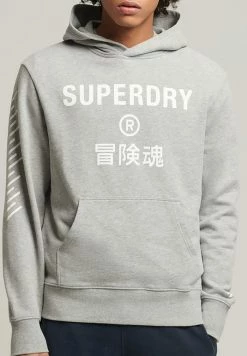 Superdry CODE CORE - Hoodie - Grey Marl
