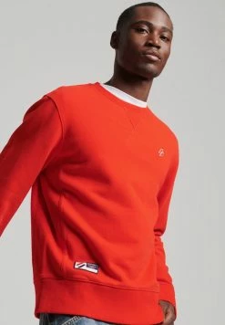 Superdry ESSENTIAL CREW - Sweatshirt - Bright Red -Superdry Shop fefc28ae4b8347f2a882ab9473436d8e