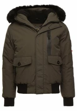 Superdry EVEREST - Winter Jacket - Khaki -Superdry Shop ff0a3176ed294c818920b4a691a57823