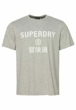 Superdry CODE CORE - Print T-shirt - Grey Marl -Superdry Shop ff2ba53f73664ac7800a457531428702