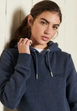 Superdry VINTAGE LOGO EMBROIDERED - Hoodie - Vintage Navy Marl -Superdry Shop ff3f8a852fd445fc9a35849c35441e39