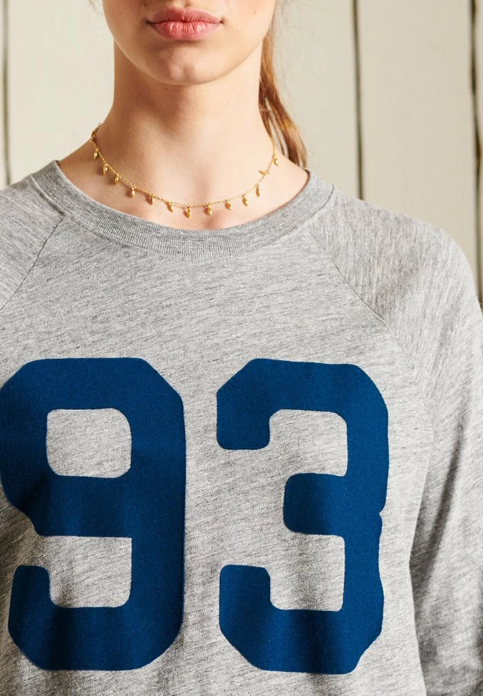 Superdry LONG SLEEVE - Long Sleeved Top - Athletic Grey Marl 3 Superdry LONG SLEEVE - Long Sleeved Top - Athletic Grey Marl - Image 3