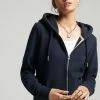 Superdry Zip-up Sweatshirt - Eclipse Navy