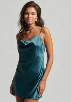 Superdry Cocktail Dress / Party Dress - Dark Pine Green