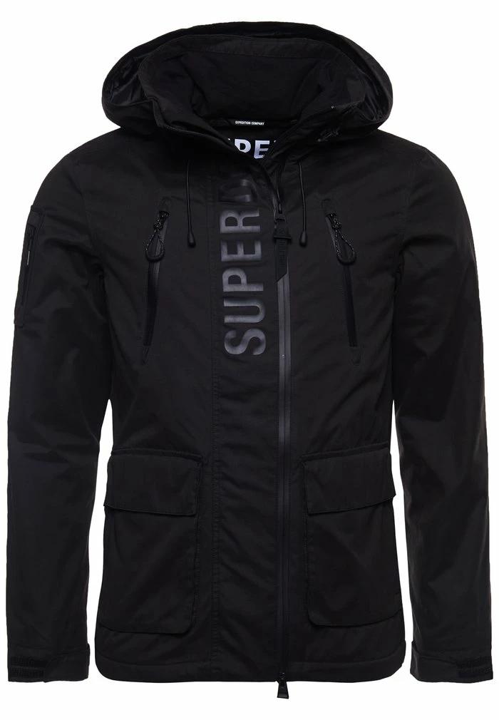 Superdry ULTIMATE MICROFIBRE - Light Jacket - Jet Black 4 Superdry ULTIMATE MICROFIBRE - Light Jacket - Jet Black - Image 4
