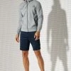 Superdry Zip-up Sweatshirt - Grey Marl