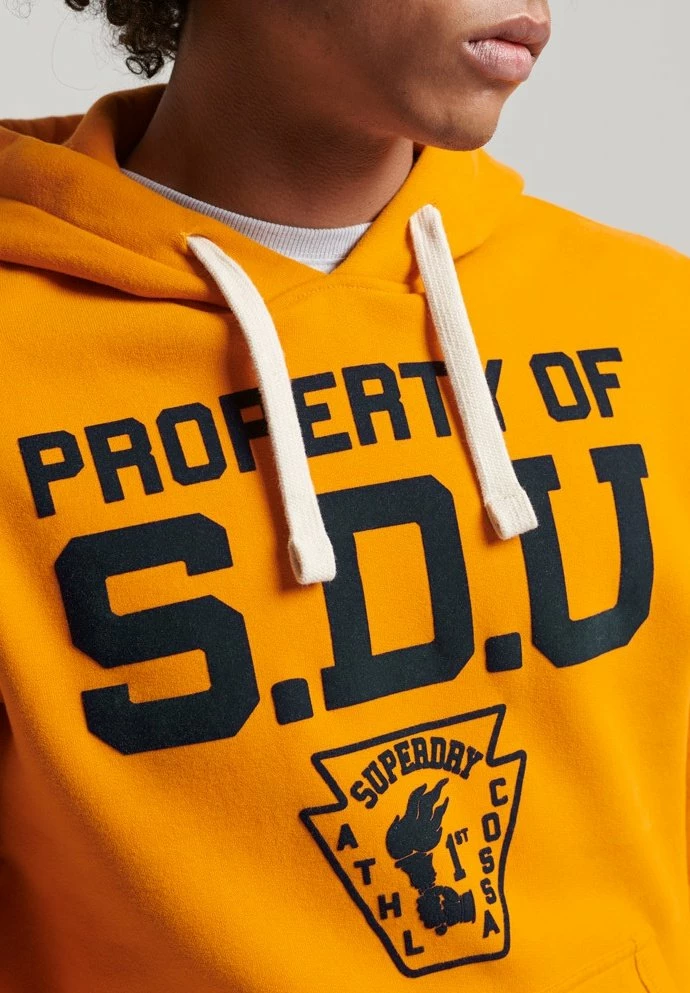 Superdry VINTAGE ATHLETIC - Hoodie - Track Gold 2 Superdry VINTAGE ATHLETIC - Hoodie - Track Gold - Image 2